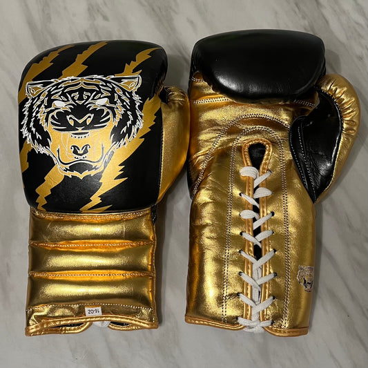 Pantera Boxing Glove Black/Gold Mettalic