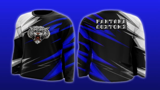 Pantera Cuztomz Long Sleeve Sport Jersey