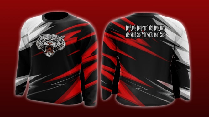 Pantera Cuztomz Long Sleeve Sport Jersey